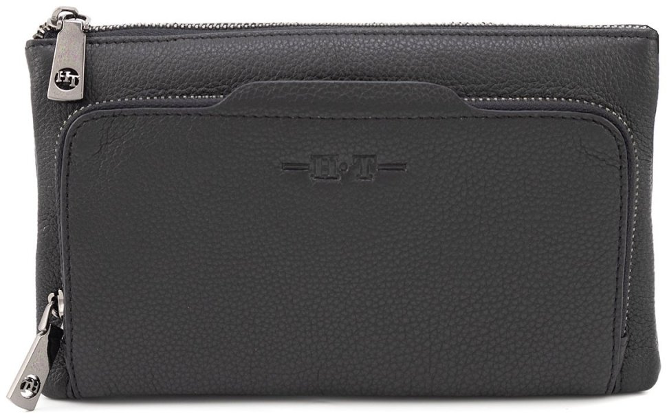 Кожаная мужская вместительная барсетка-клатч H.T Leather (5215-5) modnotak фото №5