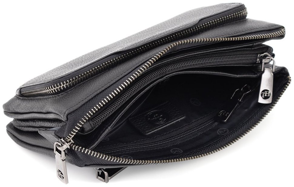 Кожаная мужская вместительная барсетка-клатч H.T Leather (5215-5) modnotak фото №13