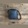 Мужская сумка-планшет из фактурной кожи черного цвета на две молнии Tiding Bag (15815) - 6