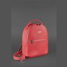 Удобный мини-рюкзак из качественной кожи в красном цвете BlankNote Kylie (12841) - 5