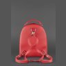 Удобный мини-рюкзак из качественной кожи в красном цвете BlankNote Kylie (12841) - 6