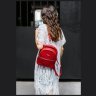 Удобный мини-рюкзак из качественной кожи в красном цвете BlankNote Kylie (12841) - 9