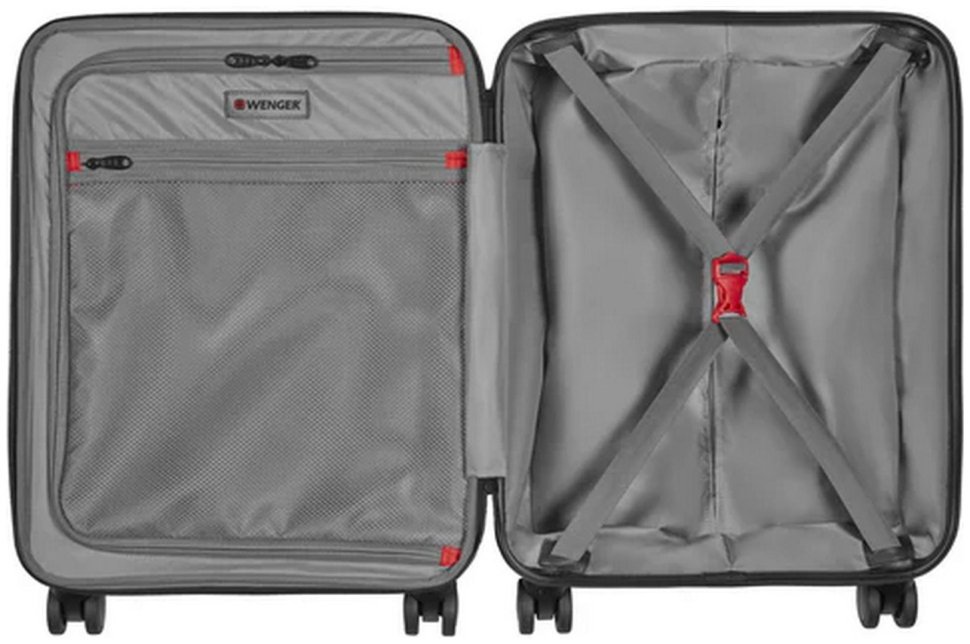 Валіза Wenger, Legacy, мала, пластик, 4 колеса, чорна modnotak фото №8