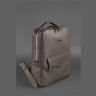 Кожаный рюкзак темно-бежевого цвета на молнии BlankNote Cooper (12844) - 4