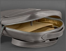 Кожаный рюкзак темно-бежевого цвета на молнии BlankNote Cooper (12844)