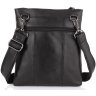 Многофункциональная мужская сумка-планшет из гладкой кожи черного цвета Tiding Bag (15864) - 3