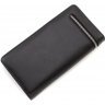 Великий солідний чоловічий гаманець з натуральної шкіри чорного кольору H-Leather Accessories (18521) - 5