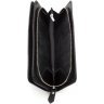 Крупный мужской солидный кошелек из натуральной кожи черного цвета H-Leather Accessories (18521) - 2
