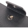 Місткий жіночий гаманець чорно-червоного кольору з натуральної шкіри KARYA (2421151) - 3