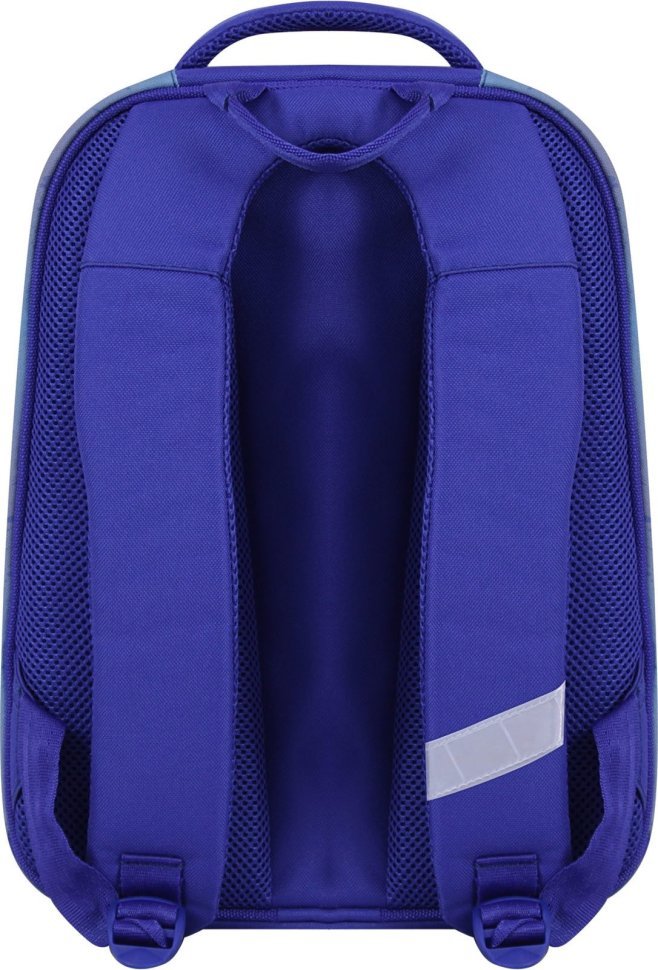 Школьный рюкзак для мальчиков из качественного синего текстиля с принтом Bagland (55365)