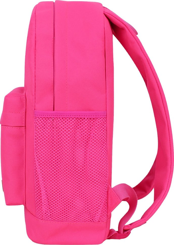 Яркий малиновый рюкзак для девочек из текстиля Bagland (55565)