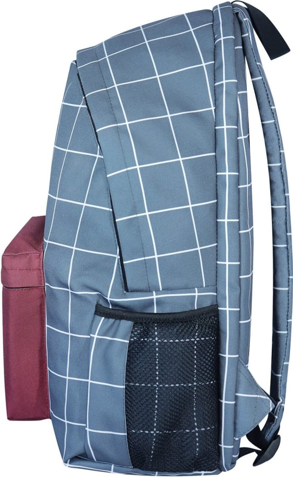 Міський текстильний рюкзак сірого кольору в клітинку Bagland Stylish 55765