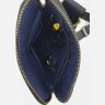 Наплечная мужская сумка из винтажной кожи черного цвета VATTO (11707) - 7