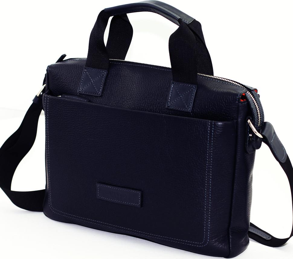 Ділова чоловіча сумка месенджер під формат А4 синього кольору VATTO (12006)
