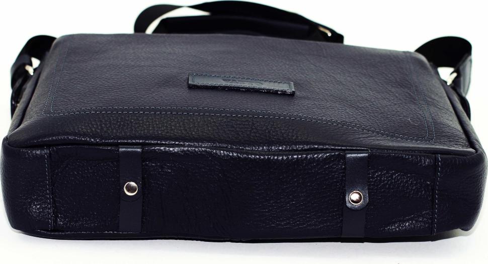 Деловая мужская сумка мессенджер под формат А4 синего цвета VATTO (12006)
