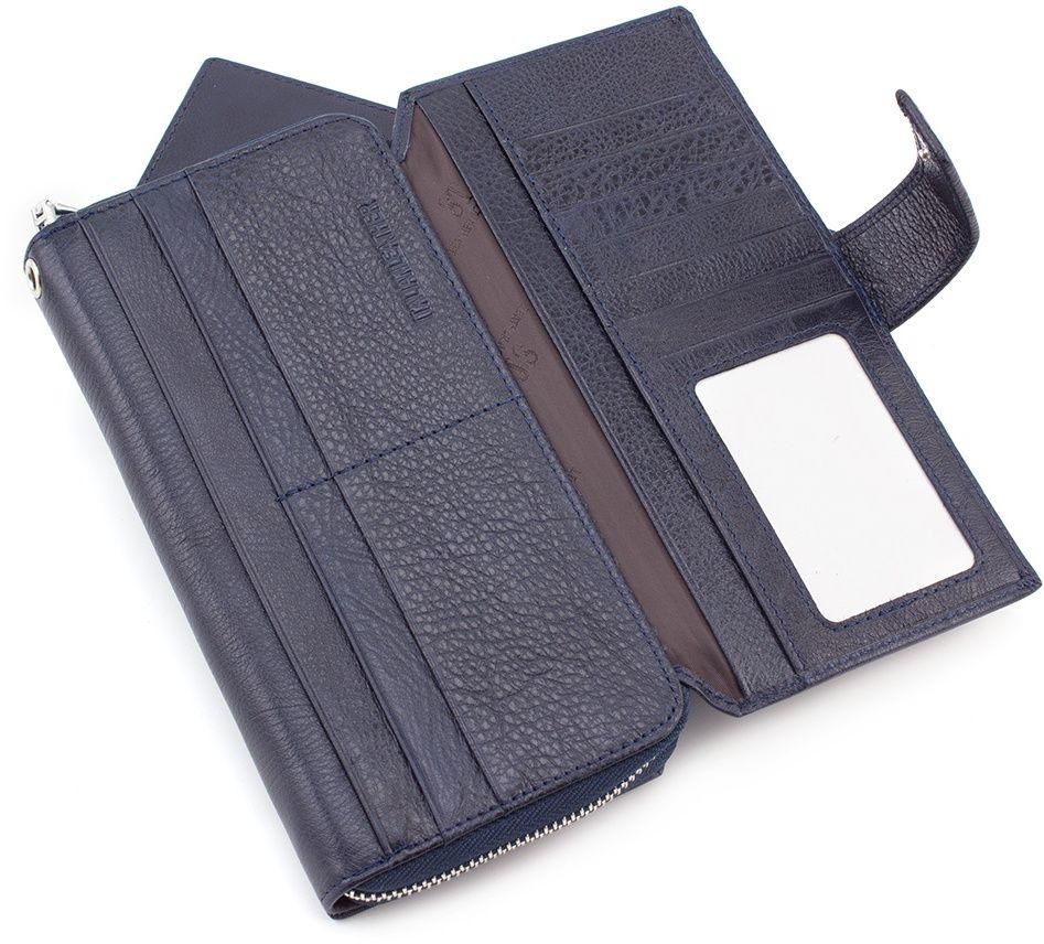 Многофункциональный кожаный кошелек с ремешком на руку ST Leather (18850)