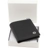 Чорний шкіряний гаманець невеликого розміру на магнітах ST Leather 1767265 - 7