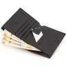 Чорний шкіряний гаманець невеликого розміру на магнітах ST Leather 1767265 - 6
