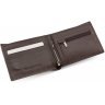 Чоловічий гаманець коричневого кольору на магніті ST Leather (16529) - 3