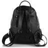 Жіночий міський рюкзак з фактурної шкіри чорного кольору Olivia Leather 77565 - 9