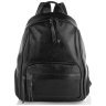 Жіночий міський рюкзак з фактурної шкіри чорного кольору Olivia Leather 77565 - 10