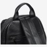 Женский городской рюкзак из фактурной кожи черного цвета Olivia Leather 77565 modnotak фото - 10