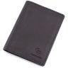 Кожаная обложка для паспорта и документов на автомобиль черного цвета Grande Pelle (13067) - 1