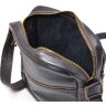 Темно-коричнева компактна чоловіча сумка-планшет зі шкіри флотар TARWA (21672) - 2