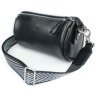 Чорна жіноча сумка-кроссбоді на плече із гладкої шкіри BlankNote Cylinder 78965 - 2