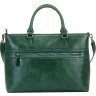 Зелена жіноча сумка з натуральної шкіри з відділенням під ноутбук Issa Hara Тіна (27028) - 2