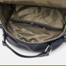 Женский кожаный рюкзак-сумка синего цвета Keizer (59165) - 5