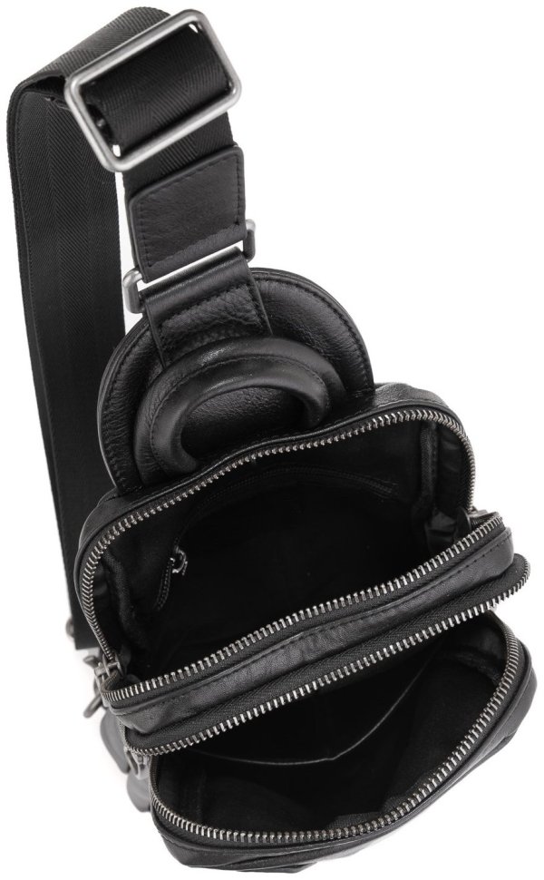 Стильная мужская сумка рюкзак из натуральной кожи Tiding Bag 90766 Черная фото №10 Стильная мужская сумка рюкзак из натуральной кожи Tiding Bag 90766 Черная modnotak фото №10