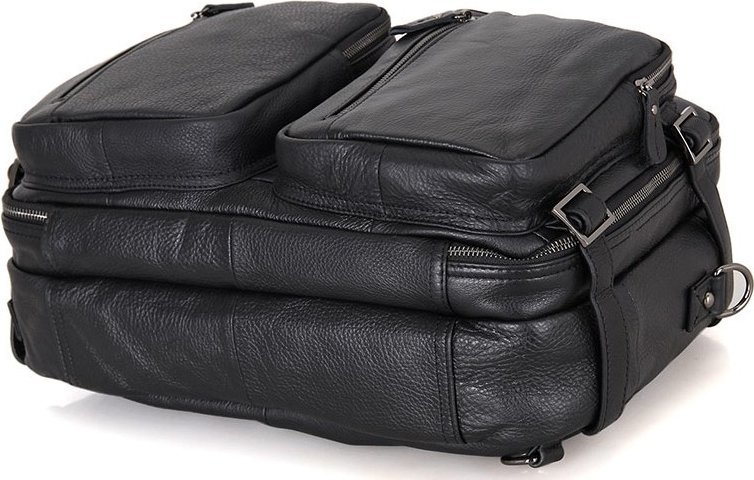 Функциональная сумка трансформер из фактурной кожи VINTAGE STYLE (14058) modnotak фото №6