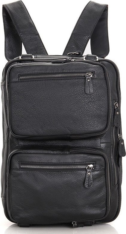 Функциональная сумка трансформер из фактурной кожи VINTAGE STYLE (14058) modnotak фото №9