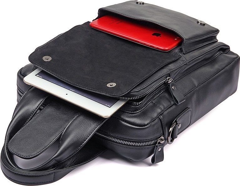 Містка наплічна сумка планшет з ручками VINTAGE STYLE (14479)