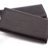 Шкіряний чорний гаманець невеликого розміру - KARYA (17075) - 5