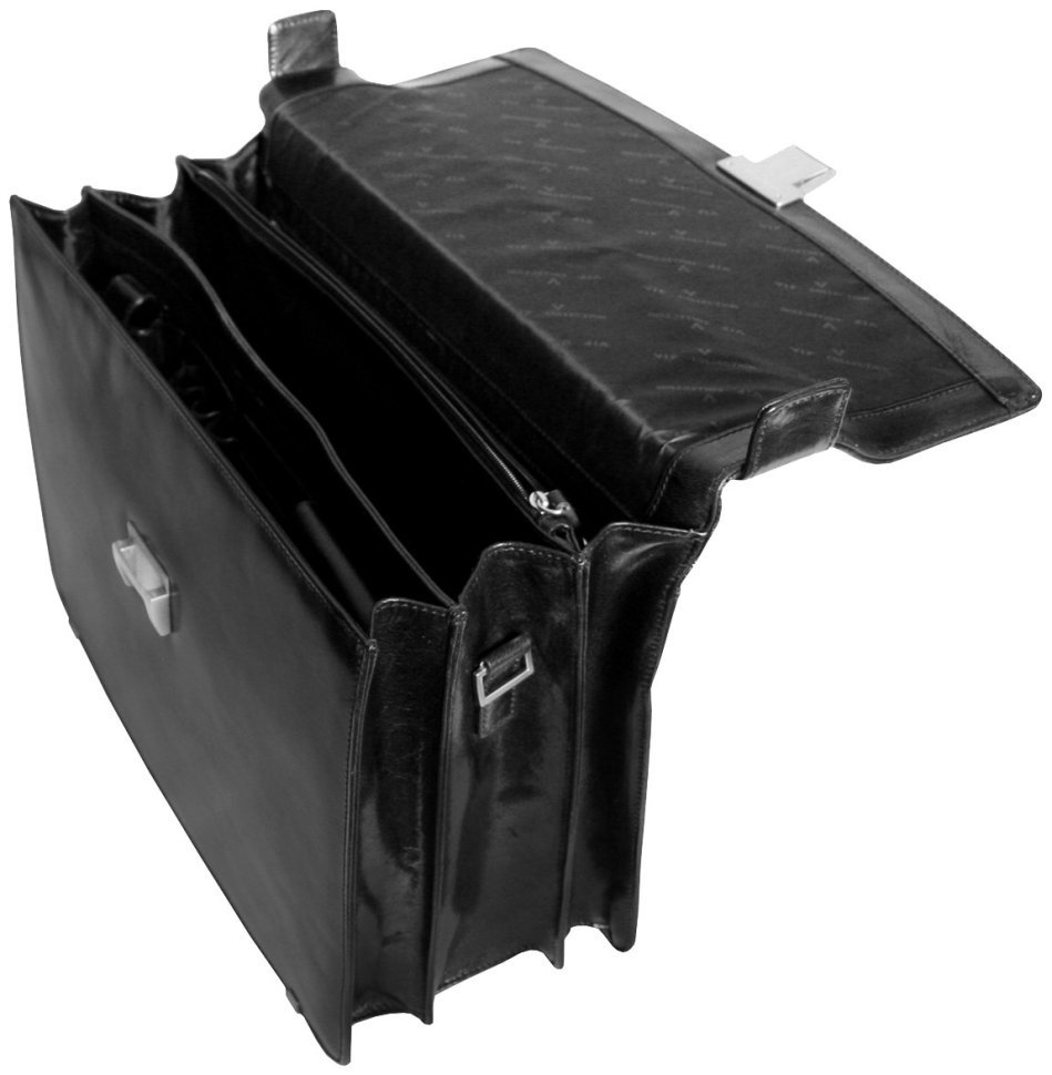 Большой портфель для ноутбука 17″ из зернистой кожи Vip Collection 102666 фото №7 Большой портфель для ноутбука 17″ из зернистой кожи Vip Collection 102666 modnotak фото №7