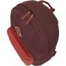 Коричневий рюкзак з текстилю на блискавковій змійці Bagland (52766) - 4