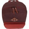 Коричневий рюкзак з текстилю на блискавковій змійці Bagland (52766) - 5