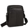 Чоловіча чорна сумка-планшет з натуральної шкіри через плече Tiding Bag (15818) фото №1 Чоловіча чорна сумка-планшет з натуральної шкіри через плече Tiding Bag (15818) modnotak фото - 1