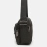 Мужская наплечная сумка маленького размера из черного текстиля Monsen (21933) - 4