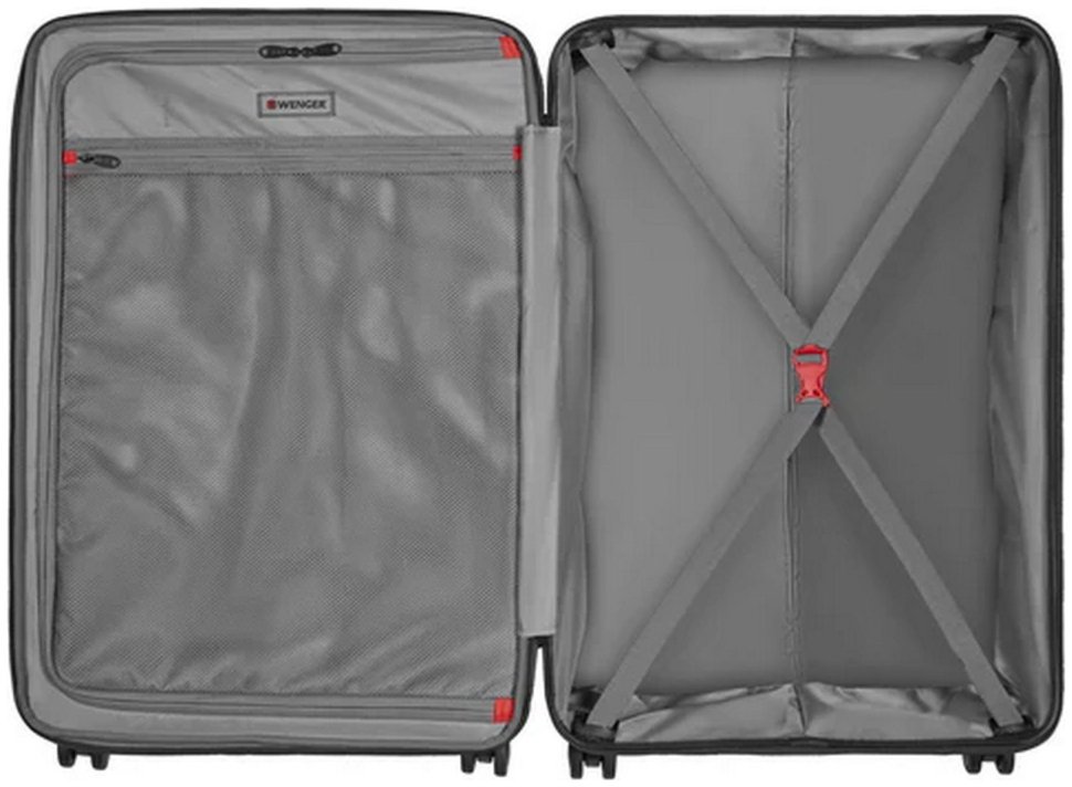 Валіза Wenger, Legacy, велика, пластик, 4 колеса, червона modnotak фото №7