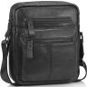 Черная мужская сумка-планшет небольшого размера из натуральной кожи Tiding Bag (15863) фото №1 Черная мужская сумка-планшет небольшого размера из натуральной кожи Tiding Bag (15863) modnotak фото - 1