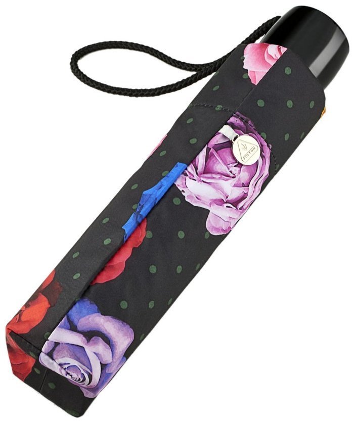Женский зонт Fulton L354 Minilite-2 Flower Bomb (механика, складной, черный с принтом бутонов) 93966 фото №4 Женский зонт Fulton L354 Minilite-2 Flower Bomb (механика, складной, черный с принтом бутонов) 93966 modnotak фото №4