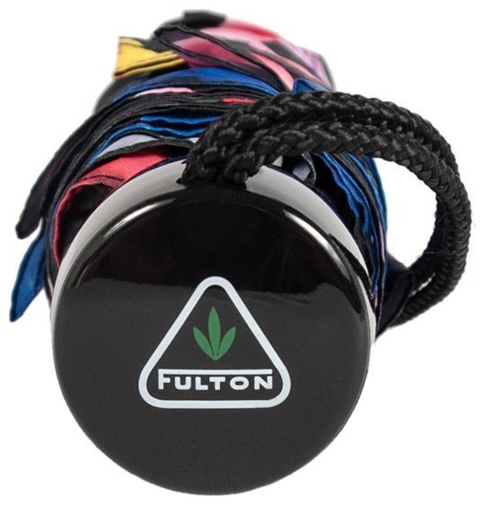 Женский зонт Fulton L354 Minilite-2 Flower Bomb (механика, складной, черный с принтом бутонов) 93966 фото №8 Женский зонт Fulton L354 Minilite-2 Flower Bomb (механика, складной, черный с принтом бутонов) 93966 modnotak фото №8