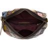 Різнобарвна жіноча поясна шкіряна сумка Vintage (20342) - 6
