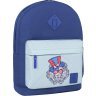 Яскравий дитячий рюкзак синього кольору із текстилю з принтом Bagland (54166) - 1