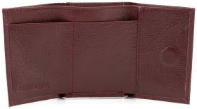 Маленьке шкіряне портмоне жіноче ST Leather 94566 бордового кольору