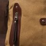 Вертикальная мужская сумка из текстиля цвета хаки Vintage (20154) - 10