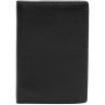 Шкіряна обкладинка чорного кольору для автодокументів Ricco Grande 65266 - 1